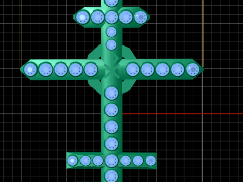 Colgante de cruz ortodoxa modelo imprimible en 3D Modelo de impresión 3D