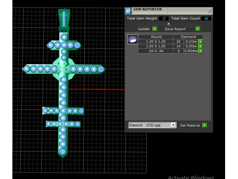 Orthodox Cross Pendant 3D Printable Model 3D Print Model