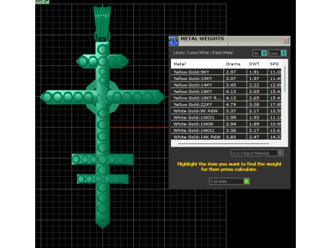 Orthodox Cross Pendant 3D Printable Model 3D Print Model