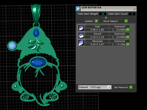 Gnome Pendant 3D Printable Model 3D Print Model