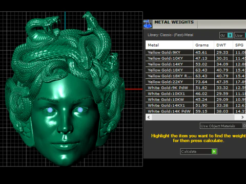 Gorgon Medusa Ring 3D Printable Model 3D Print Model