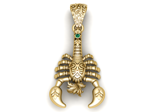 Scorpio Nyle Pendant 3D Printable Model 3Dプリントモデル