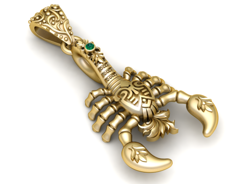 Scorpio Nyle Pendant 3D Printable Model 3D Druckmodell