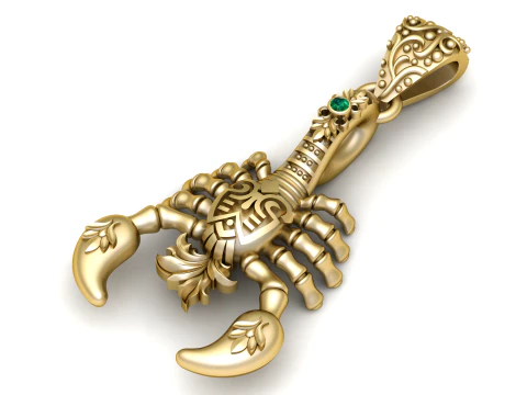 Scorpio Nyle Pendant 3D Printable Model 3D Print Model