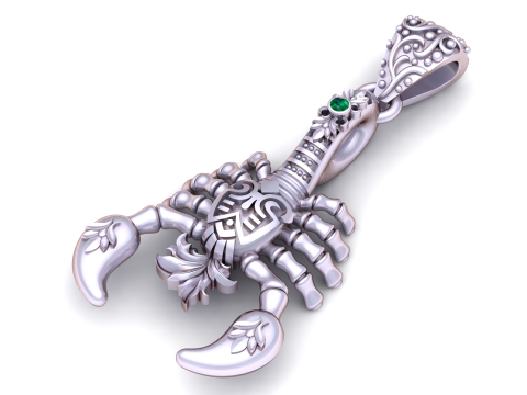 Scorpio Nyle Pendant 3D Printable Model 3D Druckmodell