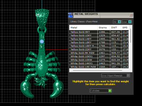 Scorpio Nyle Pendant 3D Printable Model 3D Druckmodell