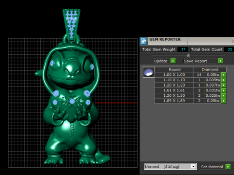 Stitch Pendant 3D Printable Model 3D Baskı Modeli