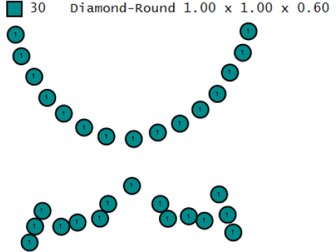 Wisiorek ze złotym sercem Stitchs Model do druku 3D Model do druku 3D