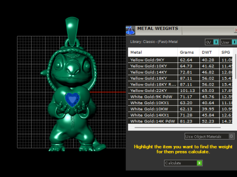Wisiorek Lilo Stitch Love Model do druku 3D Model do druku 3D