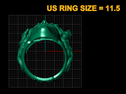 Medusas Legacy Pendant 3D Printable Jewelry Model 3D प्रिंट मॉडल