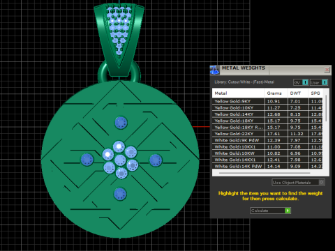 Geometric Star Pendant 3D Printable Model 3D Druckmodell