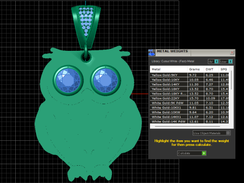 Wise Owl Pendant 3D Printable Model 3D Baskı Modeli