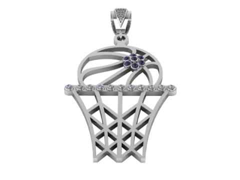 Stylized Wing Pendant 3D Printable Model 3D Print Model