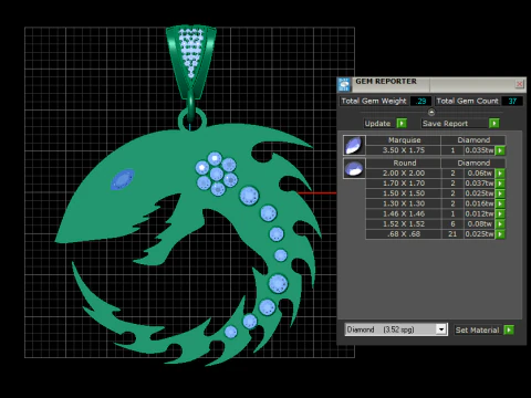 Scorpion-Inspired Pendant 3D Printable Model 3D Print Model