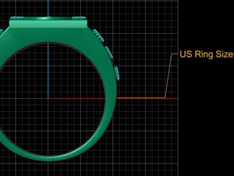 Signet Ring 3D Printable Model 3D प्रिंट मॉडल
