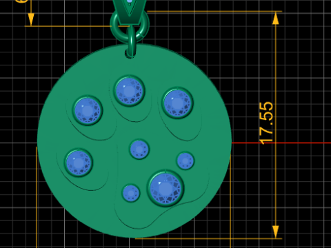 GLAMIRA Pendant 3D Printable Model Modelo de impresión 3D