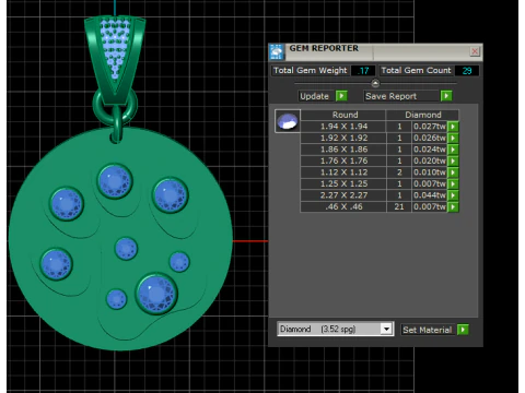 GLAMIRA Pendant 3D Printable Model 3D Print Model