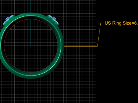 Gold Number 52 Bracelet 3D Printable Model 3Dプリントモデル