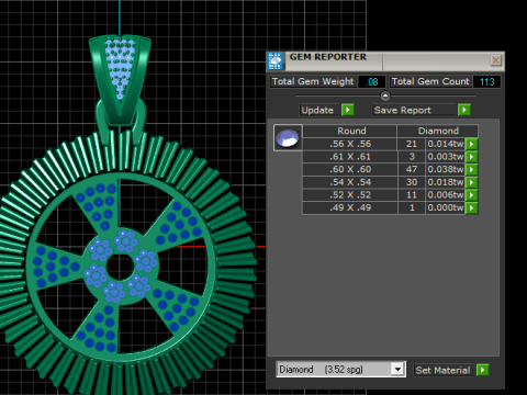 Golden Tier Pendant 3D Printable Model 3D 打印模型