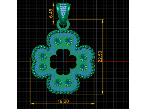 Autoney Pendant 3D Printable Model 3D Baskı Modeli