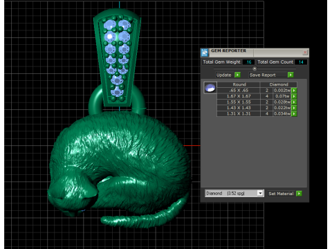 Sleeping Cat Pendant 3D Printable Model 3D Принт Модель