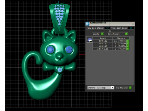 Speelse kattenhanger 3D printbaar model 3D printmodel