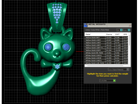 Playful Cat Pendant 3D Printable Model Modèles 3D en vedette