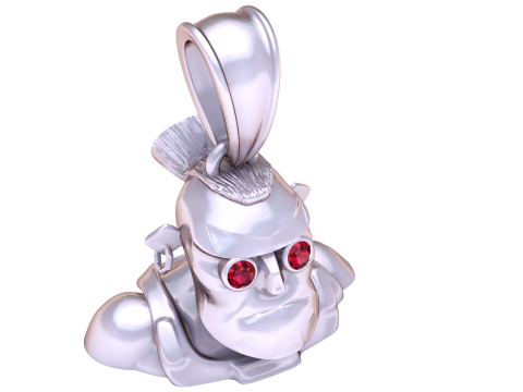 Grog Bot Pendant 3D Printable Model 3D Принт Модель