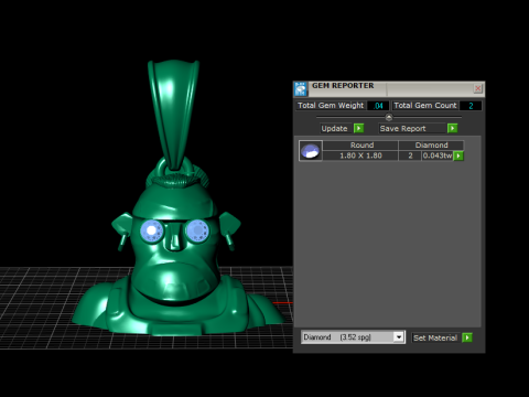 Grog Bot Pendant 3D Printable Model 3D Принт Модель