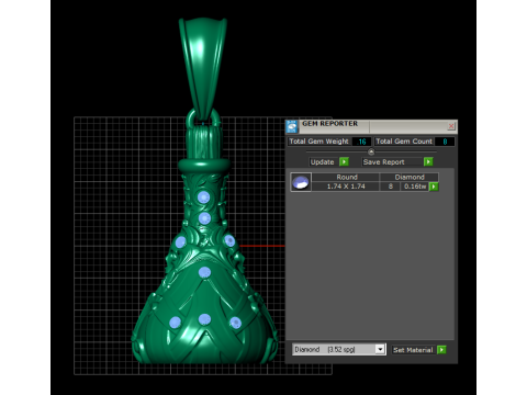 Pot-Shaped Pendant 3D Printable Model 3D 프린트 모델