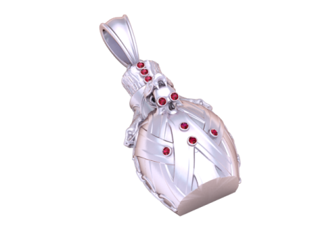 King Pendant 3D Printable Model 3D Print Model