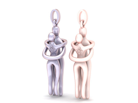 Wisiorek Symbol Miłości i Jedności MODEL 3D DO DRUKU Model do druku 3D