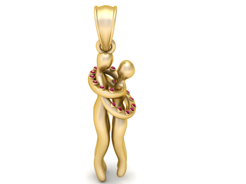 Romantic 3D Printable Jewelry 3D PRINDABLE MODEL Model Cetak 3D