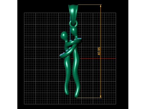 Romantic 3D Printable Jewelry 3D PRINDABLE MODEL Model Cetak 3D