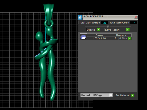 Romantic 3D Printable Jewelry 3D PRINDABLE MODEL Model Cetak 3D