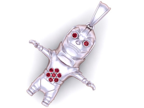 Baby Superman Pendant 3D Printable Model 3D Baskı Modeli