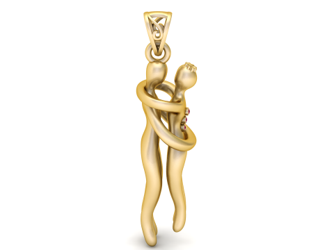 Elegant Jewelry Casting Model Pendant 3DPRINTABLE MODEL 3D Print Model
