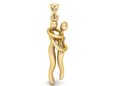 Elegant Jewelry Casting Model Pendant 3DPRINTABLE MODEL 3D Print Model