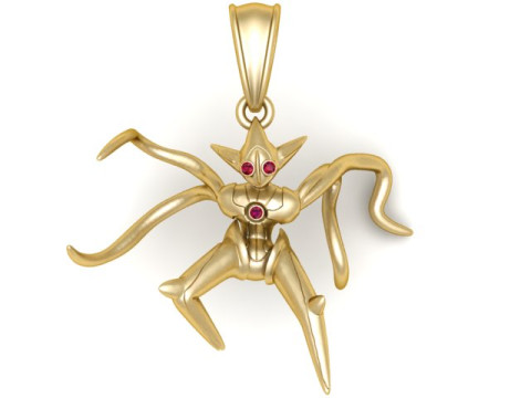 Deoxys Pendant 3D Printable Model 3D printmodel