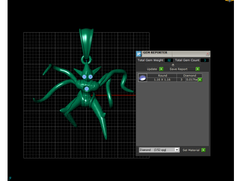Deoxys Pendant 3D Printable Model 3D Baskı Modeli