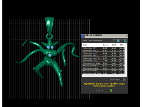 Deoxys Pendant 3D Printable Model 3D Baskı Modeli