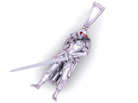 Warrior Pendant 3D Printable Model 3D Druckmodell