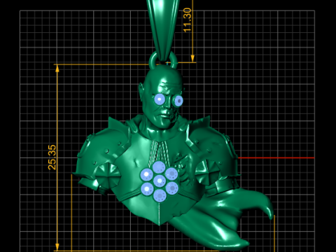 Marvel Comics Pendant 3D Printable Model Modelo de Impressão 3D