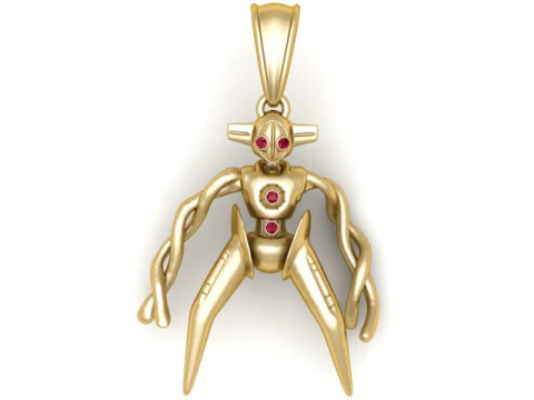 Robot Pendant 3D Printable Model 3D Print Model