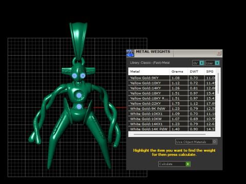 Robot Pendant 3D Printable Model Modello di stampa 3D