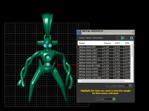 Robot Pendant 3D Printable Model 3D Print Model