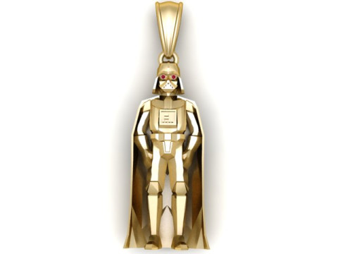 Darth Vader Pendant 3D Printable Model 3D 프린트 모델