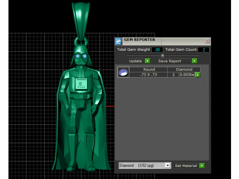 Darth Vader Pendant 3D Printable Model 3D Print Model