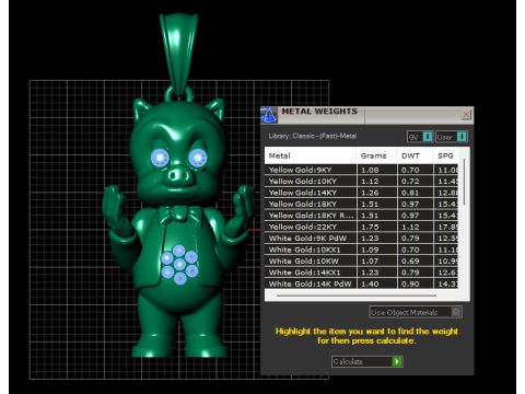 Pig Pendant 3D Printable Model Modelo de impresión 3D
