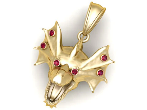 Aurum Draconis Pendant 3D Printable Model 3D Print Model